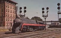 Norfolk & Western 610 Train in 1954 Postcard