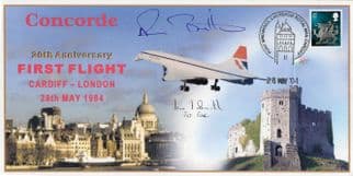 Norman Britton Ian Smith Concorde Pilot LTD TO 5 Hand Signed FDC