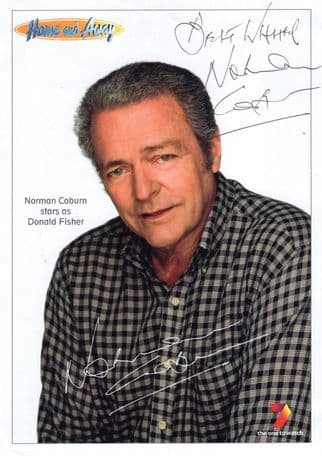 Norman Coburn as Donald Fisher in Home & Away 8x6 Hand Signed Photo