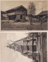 Norsk Folkemuseum Norway Folk Museum 2x Old Postcard