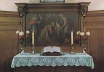 Norwegian Seamans Sjømannskirken Norway Church Altar Candle London Postcard