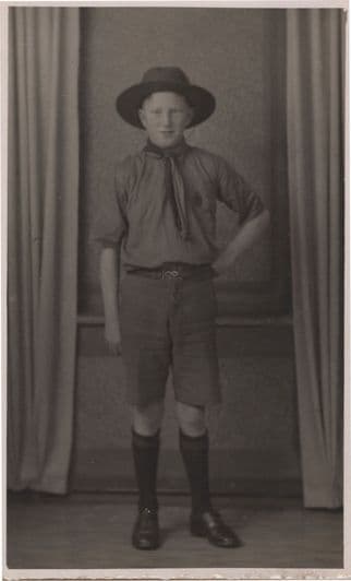 Norwich Boy Scout Antique Scouting Real Photo Norfolk Postcard