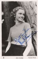 Nova Pilbeam Historic Child Alfred Hitchcock Actress Hand Signed Photo