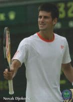 Novak Djokovic Wimbledon Tennis Championship Postcard