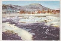Numedalslagen Norway Kongsberg River Vintage Postcard