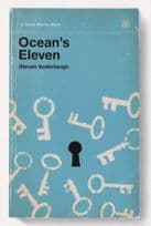 Ocean's Eleven George Clooney Steven Soderbergh Film As Rare Old Book Cover Postcard