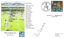 Old England XI Cricket Unidentified Hand Signed 2002 FDC