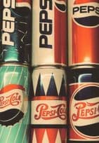 Old Fashioned Pepsi Cola Fizzy Drink Can Plain Back Postcard
