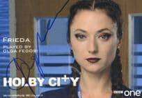 Olga Fedori as Frieda BBC Holby Hand Signed Cast Card Photo