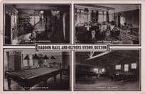Olivers Hydro Buxton Derby Billiard Room Garage Cars Old RPC Postcard