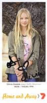 Olivia Deeble as Raffy Morrison Home & Away Hand Signed Cast Photo