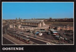 Oostende Hippodroom Wellington Belgium Horse Racing Postcard