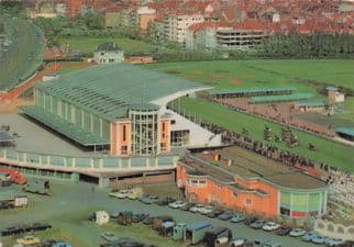 Oostende Horse Racing Stadium Belgium Aerial Postcard
