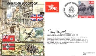 Operation Goodwood WW2 Brigadier Tony Heywood CBE Hand Signed FDC