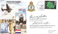 Operation Manna DJ Butters BA Templeman Rooke WW2 MULTI Hand Signed FDC