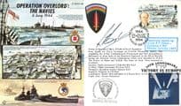 Operation Overlord The Navies 1944 WW2 Commander R Dykes LTD TO 13 Hand Signed FDC