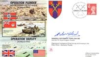 Operation Plunder Sir Robert Ford Royal Dragoon Guards IRA WW2 Hand Signed FDC