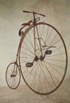Ordinary 1872 Penny Farthing Bicycle 1969 Museum Postcard