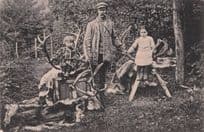 Ormheim Norway Animal Hunting Hunter Texas Chainsaw Massacre Old WW1 Postcard