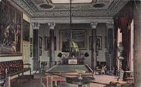 Osborne House Billiard Room Isle Of Wight Colour Old Postcard