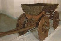Oseberg Antique Transport Cart Wagon Norway Norwegian Photo Postcard