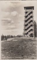 Oslo Tryvannstarnet Tower Tryvannstarnet Norway Old Real Photo Postcard