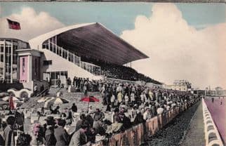 Ostende Champ De Course Horse Racing Belgium Postcard