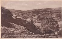 Over Highlow Bretton Clough Havesage WW2 Derby Postcard