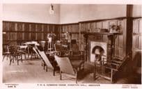 Overton Hall Derby Youth Hostel YHA Common Room Ashover RPC Postcard