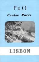 P&O Cruise Ports Lisbon Map Harbour Vintage Ship Map Guide & MORE