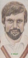 P Willey Northamptonshire Cricket Team Player Antique Cigarette Card