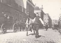 Paardenverkoop Huidekoperstraat in 1902 Postcard