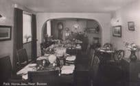 Pack Horse Inn Restaurant Interior Buxton Derby Derbyshire Real Photo Postcard