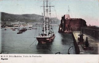 Pahia De Pontinha Pontianha Madeira Boats Old Postcard