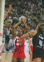 Pamela Cookey Netball Birmingham British 12x8 Hand Signed Photo