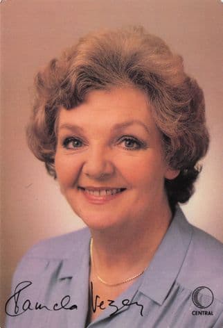 Pamela Vezey as Kath Brownlow Fellowes Crossroads Printed Signed Photo