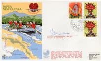 Papua New Guinea John Nicholas Blashford Snell Explorer Hand Signed FDC