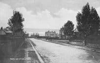 Park West On Rainy Day Heswall Merseyside Old Local Postcard