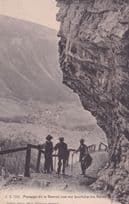 Passage De Le Gemmi Loueche Les Bains Switzerland Postcard