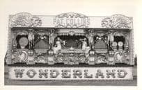 Pat Collins Wonderland Fair Carousel in Crewe Cheshire PB Postcard Photo