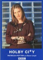 Patricia Potter BBC Holby City Hand Signed Cast Card Photo