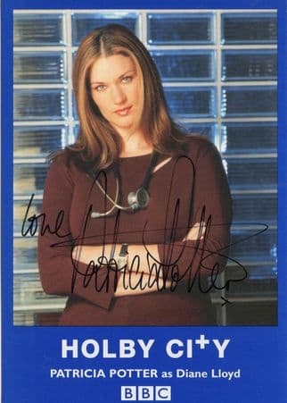 Patricia Potter BBC Holby City Hand Signed Cast Card Photo
