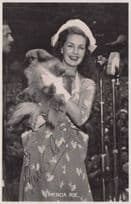 Patricia Roc Historic Film Actress & Dog Hand Signed Photo