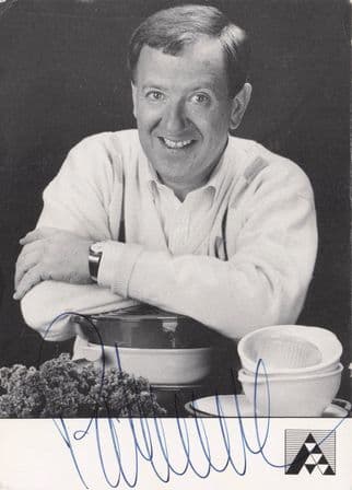 Patrick Anthony Anglia TV 1980s Cookery Show Hand Signed Cast Photo