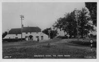 Patron At The Bull Pub Arborfield Cross Roads Berkshire Old RPC Postcard