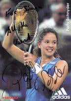 Patty Schnyder Hand Signed Photo