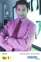 Paul Aron as Dr Vijay Chohan The Royal Today Reverse Hand Signed Photo