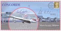 Paul Douglas Jonathan Hutchinson Concorde Manchester Airport LTD TO 1 Hand Signed FDC