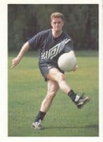 Paul Gascoigne English International World Cup Postcard