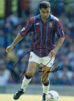 Paul McGrath Aston Villa Football Club FC Large 8x6 Hand Signed Photo